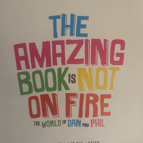SALE!! The Amazing Book is Not on Fire book hardcover YouTube 2015 - Picture 6 of 6